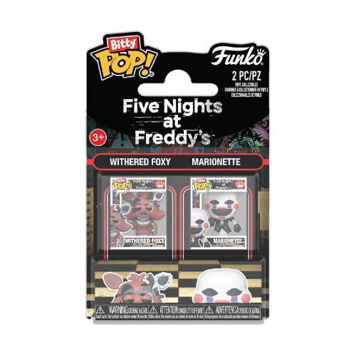 Funko Bitty Pop! 2-Pack: Five Nights at Freddy's - Withered Foxy & Marionette Vinyl Figures