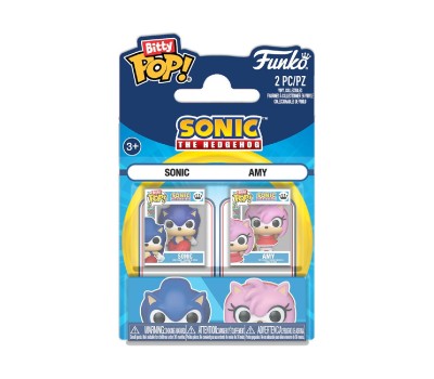 Funko Bitty Pop! 2-Pack: Sonic The Hedgehog - Sonic & Amy Vinyl Figures