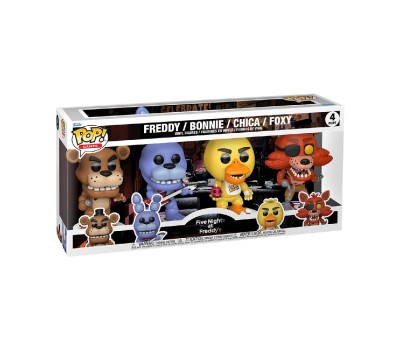 Funko Pop! 4-Pack Games: Five Nights at Freddy's - Freddy, Bonnie, Chica, Foxy Vinyl Figures