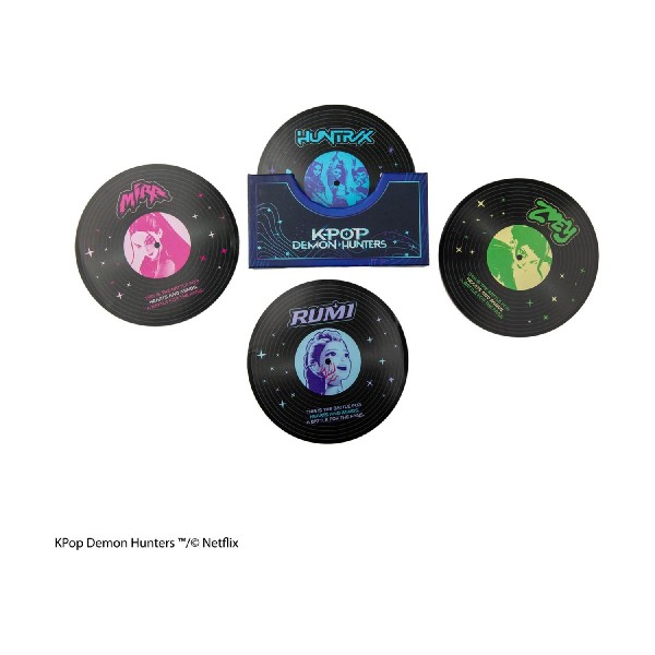 Cinereplicas: K-Pop Demon Hunters - Hunters & Demons Soundtrack Coasters ( Set of 4) (CR4120)