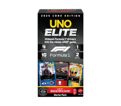 Mattel Uno: Uno Elite Formula 1 - 2025 Core Edition Starter Pack (JLV42)