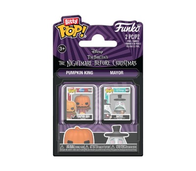 Funko Bitty Pop! 2-Pack: The Nightmare Before Christmas - Pumpkin King & Mayor Vinyl Figures