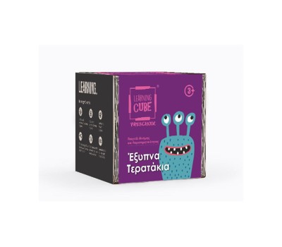 K-Toyz Learning Cubes: Τερατάκια Βρες Τις Διαφορές & Memo (Greek Language) (LC-007)