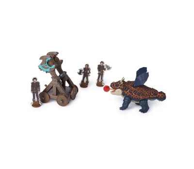 Spin Master How to Train Your Dragon: Trial of Flame - Blazing Battles Catapult Blast Cronckle Playset (20156293)