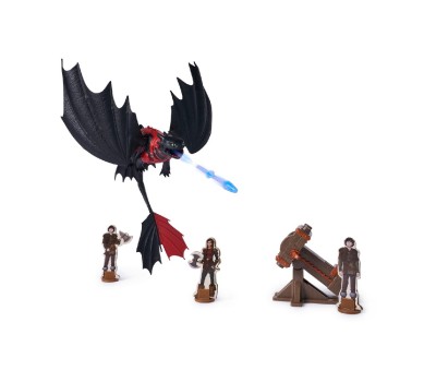 Spin Master How to Train Your Dragon: Trial of Flame - Blazing Battles Toothless Cannon Blast Playset (20156294)